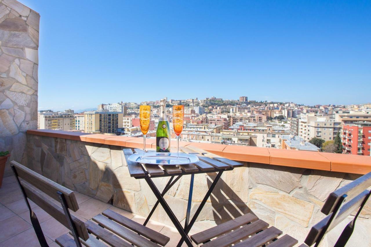 Cagliari Upper House Villa Bagian luar foto
